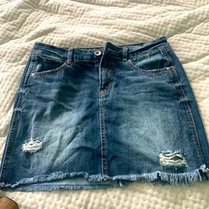 jean skirt